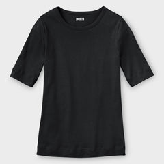 Women's Plus Longtail T Elbow Sleeve Scoopneck