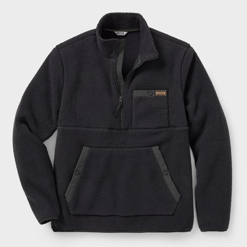 Men's Pile Hi Fleece Half Zip Mock Neck
