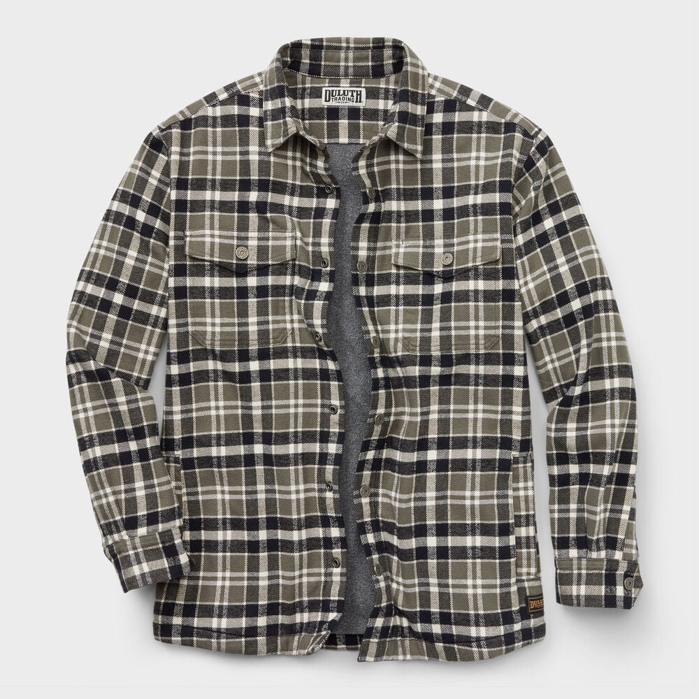 Men's Flapjack Fleece-lined Relaxed Fit Shirt Jac