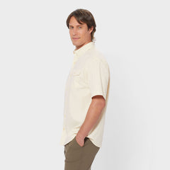 Men's Drumlin Slub Cotton Relaxed Fit Short Sleeve Shirt